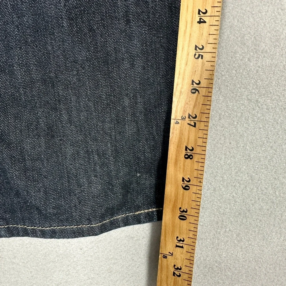 Levis 501 Original Fit Jeans Mens 34X30 Dark Indigo Straight Fit Red Tab Denim